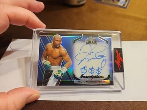 2025 Leaf Sports Heroes Floyd Mayweather SP On Card Auto RARE $$$ Inscription !! - Picture 1 of 5