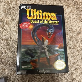 Ultima Quest Of The Avatar (Nintendo NES) Map But No Manuel