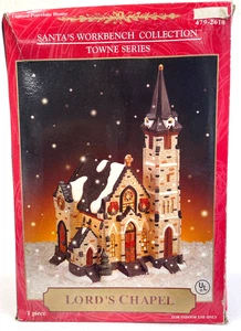 Santa's Workbench Collection Lord's Chapel in Box with Light - Picture 1 of 7