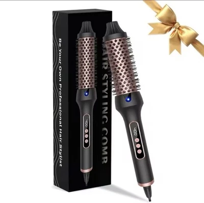 Heated Round Brush | 4-in-1 Multi Purpose Device | UK/US/EU Plug - Image 1 of 4