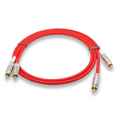 Par de cables de audio estéreo MOGAMI 2534 RCA - REAN (NEUTRIK) NYS352G HiFi Japón Foto 1 de 4