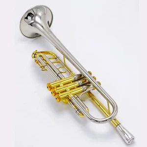 Nueva Trompeta Rendimiento Profesional Plata Oro Llave LT180S-37 Trompeta B-Plana - Imagen 1 de 7