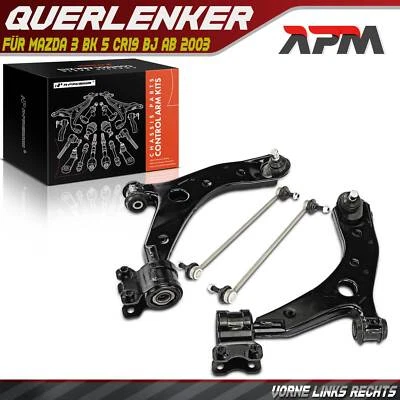 4x Querlenker Koppelstangen Vorne Links Rechts für Mazda 3 BK 5 CR19 BJ ab 2003