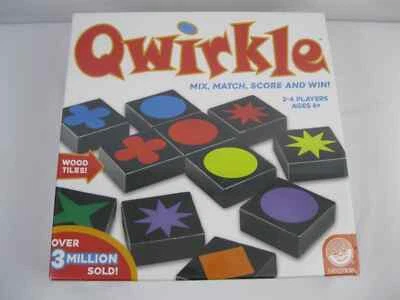 Qwirkle Board Game Mix Match Score Win Mensa Select Award Mindware 2018 New - Image 1 of 4