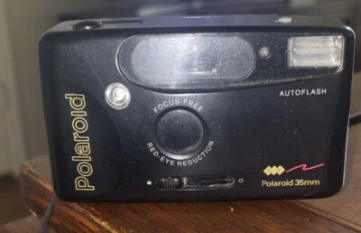 Polaroid Focus Free 35mm Film Camera Auto Flash, Red-Eye Reduction Tested - Image 1 of 2