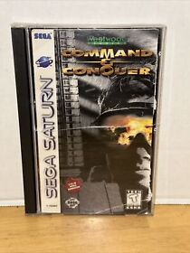 Command & Conquer (Sega Saturn, 1997) CIB Complete Tested