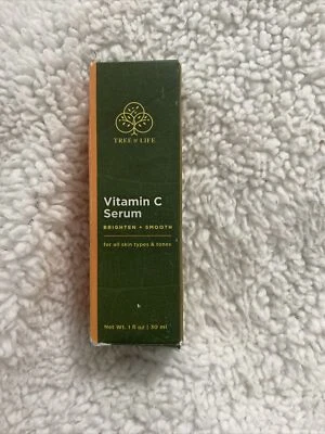 ДЕРЕВО ЖИЗНИ витамин С сыворотка для лица и всех типов кожи 1 жидкая унция срок годности 10/25 - Изображение 1 из 2