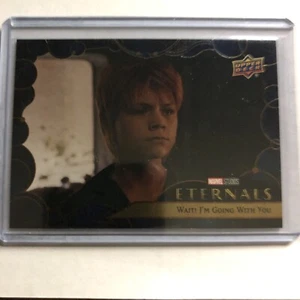 2023 UD Marvel Eternals Base Card # 44 Wait! I'm Going With You - Bild 1 von 2