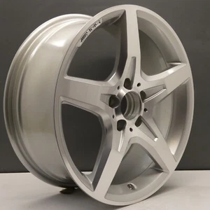 MERCEDES SLK R172 18 ZOLL ALUFELGE VORNE AMG SILBER A1724012602 ORIGINAL X1 - Bild 1 von 14