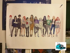 GOTHAM CITY "STREET STYLE" ART PRINT - 11" x 14" - Classic Nerd Block - 06/17 - Picture 1 of 2