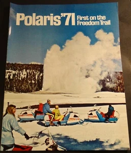 1971 POLARIS SNOWMOBILE BROCHURE FULL SIZE INCLUDING TX 12 PAGE NICE (504) - Picture 1 of 3