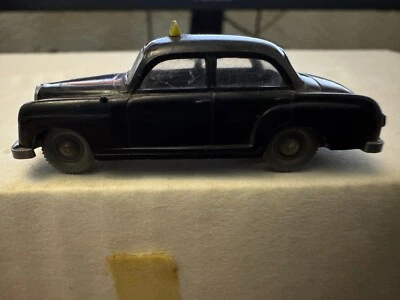 Wiking Rarità Mercedes 180 Taxi Nero Buone Condizioni 1:87 - Immagine 1 di 4