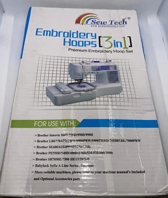 Sew Tech Embroidery Hoop Brother And Baby  Lock 3-in-1 - Image 1 of 4
