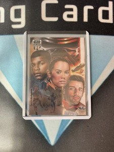 2021 Topps Chrome Star Wars Galaxy Triple Threat #20