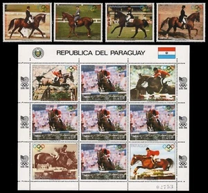 Paraguay 1988 - Mi-N.o 4196-4200 ** - Estampillada sin montar o nunca montada - Olympia Seúl - Imagen 1 de 1