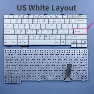 US Keyboard For Fujistu LifeBook A561D/C E741 A552 SH560 SH761 T901 S761 S762 - Picture 1 of 4