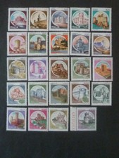 1980 REPUBBLICA -SERIE CASTELLI D'ITALIA 24 VALORI - NUOVI