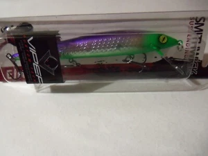 1 Smithwick Elite 8 Rogue Lure VIPER Custom Silver/Purple/Green H-B NIP - Picture 1 of 7