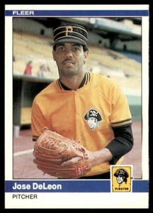 1984 Fleer #248 Jose DeLeon - Picture 1 of 2
