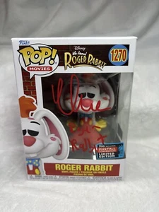 Charles Fleischer Signed Roger Rabbit Funko Pop 1270 2022 Convention COA & Armor - Bild 1 von 9