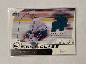 2002-03 UD SERIES PAUL KARIYA JERSEY FIRST CLASS UD-PK Game Used Upper Deck Duck
