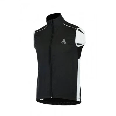 Urban Cycling Windbreaker Vest / Gilet - Black & White Size L NWT - Image 1 of 4