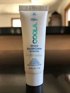 COOLA Mineral Sun Silk Crème SPF 30 Travel/Sample Size 0.24 fl.oz/7 ml NEW - Picture 1 of 5