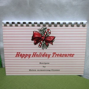 HELEN ARMSTRONG OYSTER autograph Happy Holiday Treasures recipes '70s Yolk Rings - Bild 1 von 5