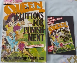Queen Gluttons for Punishment - The South American Tours 1981 Photo Book & Form - Picture 1 of 20