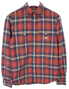 Ralph Lauren Denim & Supply Shirt Herren Klein Kariert Gespreizter Kragen - Bild 1 von 7