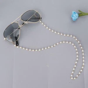 Beaded Eyeglasses Chain Sunglass Chain Fashion Wearable Faux Pearl Beaded For - Picture 1 of 12