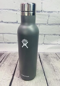 2023 Hydro Flask Wide Mouth Grey Insulated Drinking Bottle 25oz (m - Picture 1 of 6