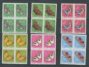 SWITZERLAND EUROPE SELECTION MNH BLOCK OF 4 BUTTERFLIES STAMPS Lot (HELV 532) - Picture 1 of 1