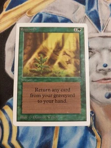 Regrowth MTG Unlimited Uncommon Green Sorcery Slightly Played x1 GG1 - Bild 1 von 4