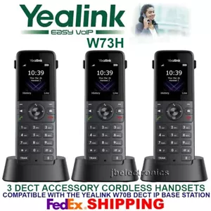 3 TELÉFONOS INALÁMBRICOS DE EXPANSIÓN ACCESORIOS DECT YEALINK W73H - Imagen 1 de 4