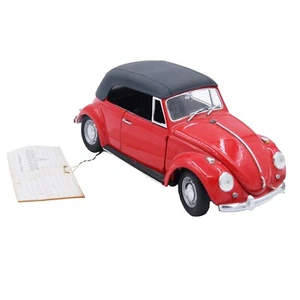Franklin Mint 1:24 1967 Volkswagen Beetle Cabriolet Red #B11UB74 MISSING PIECE - Picture 1 of 17