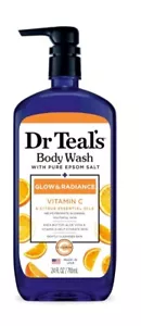 Dr Teal's Glow and Raidance Body Wash With Vitamin C & Essential Oils - 24oz - Picture 1 of 8