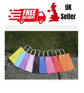 ✅ Plain Kraft Paper Gift Bags for Party Birthday Wedding Holidays Occasion ✅ - Picture 1 of 11