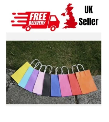 ✅ Plain Kraft Paper Gift Bags for Party Birthday Wedding Holidays Occasion ✅