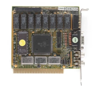 EGA video card - Octek Gemini VC-001 - ISA8 - 8 bit - TESTED - Picture 1 of 2