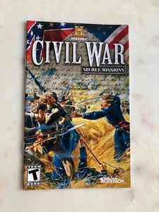 History Channel: Civil War Secret Missions | PS2 | Manual - Picture 1 of 3