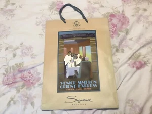 ORIGINAL ORIENT EXPRESS VENICE SIMPLON PAPER GIFT BAG - Picture 1 of 4