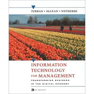 Information Technology for Management - Transforming Business in the Digital - Picture 1 of 1