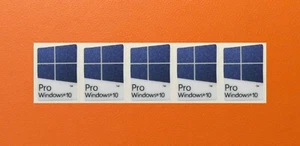 5 pcs sticker for Window 10 Pro violet fade Blue GLITTER SPARKLE 16mm x 23mm - Picture 1 of 1
