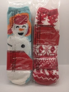 Kids Holiday Socks, Size 11-1 Soft Crew Socks 4 Pair Small - Picture 1 of 4