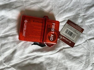 Lifeline Weather Resistant First Aid Kit camping-survival-hiking RED 28 Pieces - Picture 1 of 3