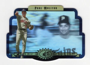 1996 UPPER DECK SPx GOLD DIE-CUT HOLOGRAM 37 PAUL MOLITOR TWINS HOF - Picture 1 of 2