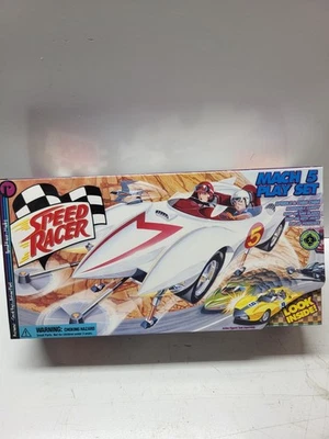 JUEGO SPEED RACER MACH 5 con figuras Spridle & Chim Chim 1999 Resaurus NUEVO Foto 1 de 4