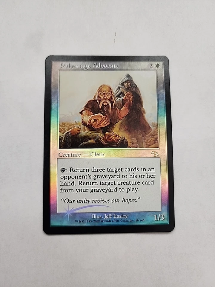 MTG -Magic The Gathering- Pulsemage Advocate Judgment Foil MP - Image 1 of 4