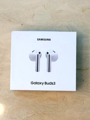 Samsung Galaxy Buds3, White (SM-R530) Wireless Bluetooth Earbuds ~ BRAND NEW! - Image 1 of 4